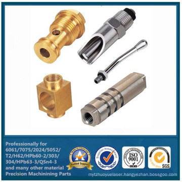 Brass CNC Machining Parts, Metal Lathe Part (WKC-306)